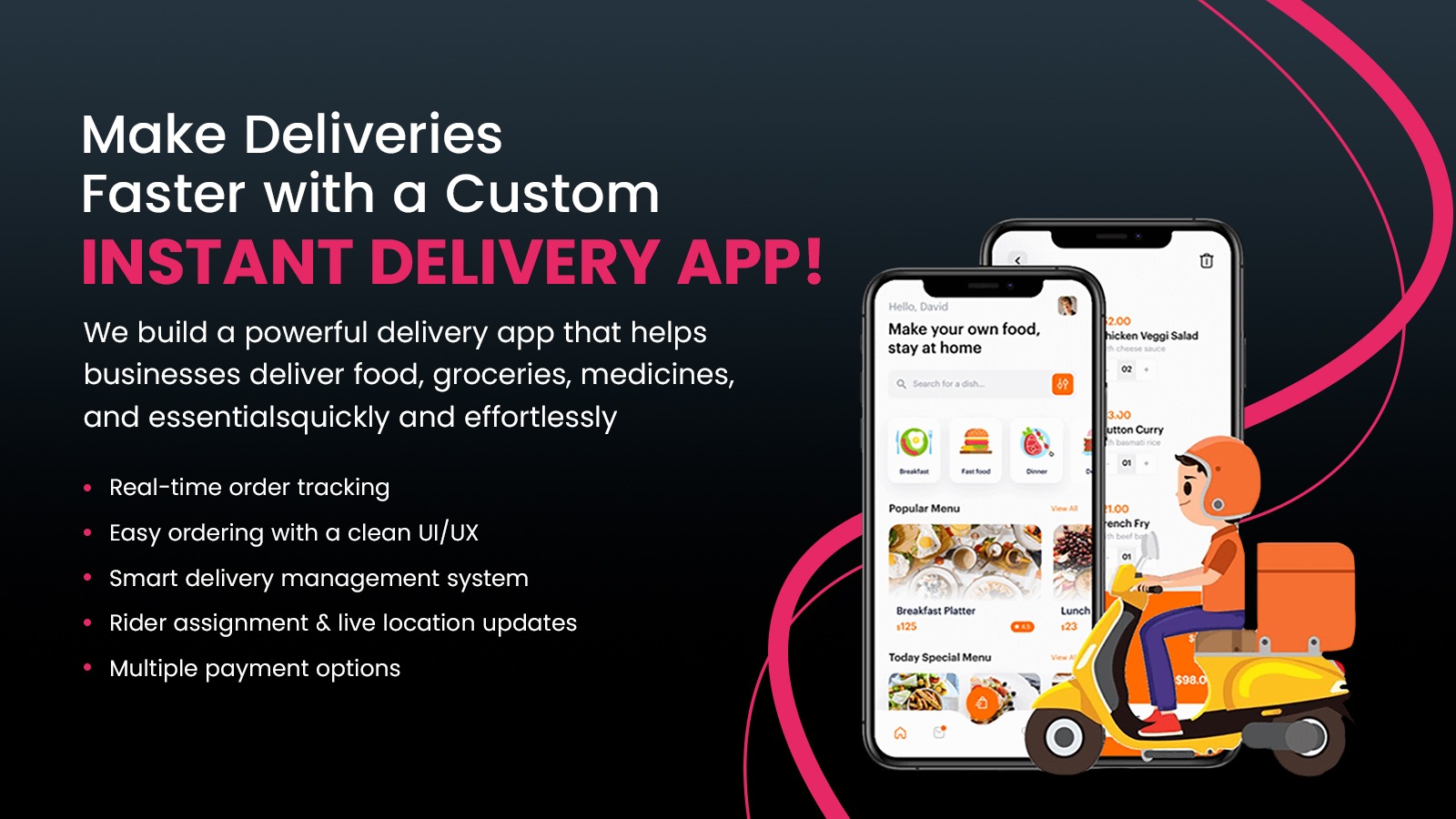 Instant Delivery App Development Company in India